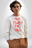 Pink Floyd The Wall Kadın Erkek Beyaz Sweatshirt 
