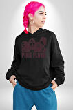 Pink Floyd Kadın Erkek  Siyah Kapüşonlu Sweatshirt Hoodie