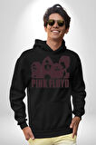 Pink Floyd Kadın Erkek  Siyah Kapüşonlu Sweatshirt Hoodie