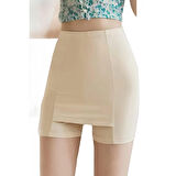 Çift Katmanlı Etek Altı Şort Korse Kadın 4432