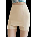 Çift Katmanlı Etek Altı Şort Korse Kadın 4432