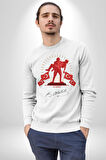 18 Mart Çanakkale Atatürk İmzası Kadın Erkek Beyaz Sweatshirt 