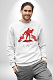 18 Mart Çanakkale Atatürk İmzası Kadın Erkek Beyaz Sweatshirt 