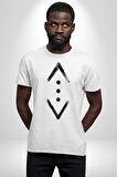 Çukur Dizi Kadın Erkek Unisex Beyaz Organik Baskılı T-Shirt Penye Yüksek Kalite