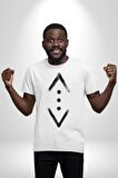 Çukur Dizi Kadın Erkek Unisex Beyaz Organik Baskılı T-Shirt Penye Yüksek Kalite