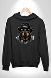 Mafya Rottweiler Kadın Erkek  Siyah Kapüşonlu Sweatshirt Hoodie