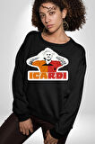 Mauro Icardi Gol Sevinci Kadın Erkek Siyah Sweatshirt 