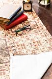 Golden Diamond Duck Keten Runner 40 x 140