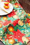 Red & Orange Duck Keten Runner  40 x 140