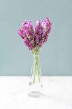 2 Demet  Pembe Lavandula  Akdeniz Yapay Çiçek