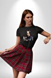 Severus Snape Sulu Boya Kadın Erkek Unisex Siyah Organik Baskılı T-Shirt Penye Yüksek Kalite
