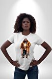 Rubeus Hagrid Harry Potter Karakteri  Kadın Erkek Unisex Beyaz Organik Baskılı T-Shirt Penye Yüksek Kalite