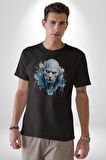 Lord Voldemort Sulu Boya Kadın Erkek Unisex Siyah Organik Baskılı T-Shirt Penye Yüksek Kalite