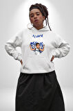 Luka Luka Doncic Basketboll Dallas Kadın Erkek  Beyaz Kapüşonlu Sweatshirt Hoodie