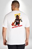 Dwyane Wade Miami Basketbol Büyük Beden Beyaz Tişört Kadın Erkek Ünisex Sırt Baskılı