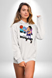 Devin Booker Phonex Basketbol Kadın Erkek  Beyaz Kapüşonlu Sweatshirt Hoodie