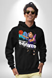 Devin Booker Phonex Basketbol Kadın Erkek  Siyah Kapüşonlu Sweatshirt Hoodie