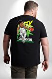 Bucks 34 Antetokounmpo Basketbol  Büyük Beden Siyah Tişört Kadın Erkek Ünisex Sırt Baskılı