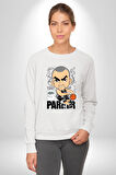 Tony Parker Spurs Basketbol Star Kadın Erkek Beyaz Sweatshirt 