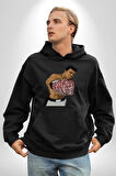 Muhammed Ali Boks Boksör Yıldız Spor Kadın Erkek  Siyah Kapüşonlu Sweatshirt Hoodie
