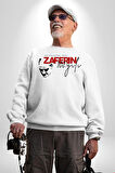 30 Ağustos Zafer Bayramı Atatürk İmzası Kadın Erkek Beyaz Sweatshirt 