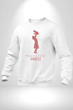 Anneler Günü Dünyanın En iyi Annesi Kadın Erkek Beyaz Sweatshirt 