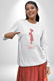 Anneler Günü Dünyanın En iyi Annesi Kadın Erkek Beyaz Sweatshirt 