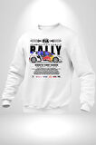 FIA World Champion Ship Peugeot 208 WR Kadın Erkek Beyaz Sweatshirt 