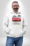 K pop Aşk Sembolü Kore Sembol Kadın Erkek  Beyaz Kapüşonlu Sweatshirt Hoodie