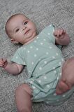 % 100 Pamuklu Mint Green Spot Romper 4’lü Set