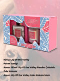 Areon Home Perf.150ML + Candle Lily Of The Valley Set
