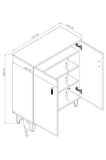 Çok Amaçlı Dolap 72 cm