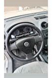 Volswagen Caddy - Polo Araca Özel Direksiyon Kııfı (düz Siyah Deri Model)