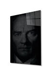 Atatürk Cam Tablo 4mm Dayanıklı Temperli Cam, Atatürk Glass Wall Art