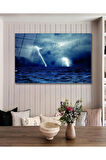 Deniz Yıldırım Cam Tablo, Ev Ofis Salon Hediyelik Duvar Dekoru
