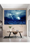 Deniz Yıldırım Cam Tablo, Ev Ofis Salon Hediyelik Duvar Dekoru