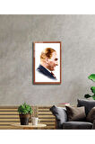 Atatürk Cam Tablo 4mm Dayanıklı Temperli Cam, Atatürk Glass Wall Art