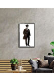 Atatürk Cam Tablo 4mm Dayanıklı Temperli Cam, Atatürk Glass Wall Art