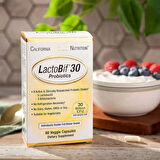 California Gold  LactoBif 5 Probiotics wit 5 Lactobacilli 3 Bifidobacteria, 30 Billion CFU, 60 Vegan