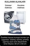 10 Adet Çamaşır Yıkama Filesi Maxi Kirli Elbise Giysi Kıyafet Torbası Okul Üniversite Yurt Asker