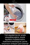 15 Adet Çamaşır Yıkama Filesi Maxi Kirli Elbise Giysi Kıyafet Torbası Okul Üniversite Yurt Asker