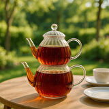 BROSİLKAT CAM ÇAYDANLIK 