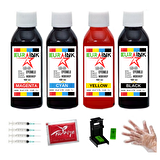 Hp Deskjet 4640 / 4645 / 4646 Yazıcı Uyumlu Kartuş Dolum Seti 4 x 100 ML