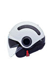 Sx.10 Beyaz Yarım Kask
