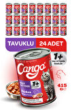 Cango Yetişkin Yaş Kedi Maması Tavuklu 415Gr 24Lü