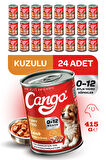 Cango Yavru Yaş Köpek Maması Kuzu Etli 415Gr 24Lü