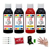 Canon Mg3050 için Eurink Siyah ve Renkli kartuş dolum seti