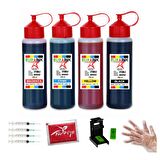 Canon CL 56 CL 546 Eurink Siyah ve renkli kartuş 500ml x 4 dolum seti