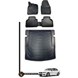BMW F30 2011-2019 HAVUZLU PASPAS+BAGAJ HAVUZU İKİLİ SET