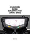 TVS Apache RTR 200  2023 2024 Dijital Gösterge Uyumlu Nano Ekran Koruyucu